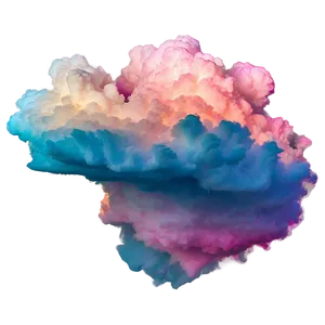 Abstract Aesthetic Cloud Formations Png 06252024 PNG Image