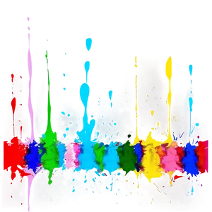 Abstract Art Color Splash Png Bfp PNG Image