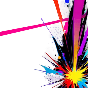 Abstract Art Explosion PNG Hym71