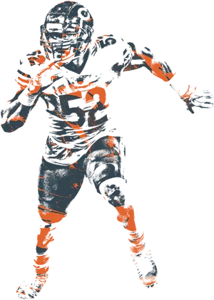 Abstract Athlete Silhouette PNG Image