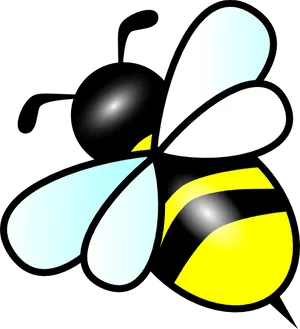 Abstract Bee Art PNG Image