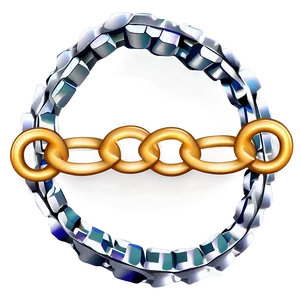 Abstract Bike Chain Concept Png 06292024 PNG Image