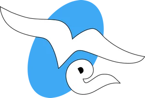 Abstract Bird Logo PNG Image