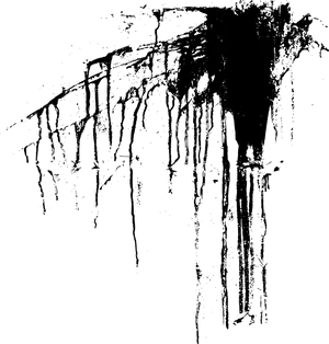 Abstract_ Black_and_ White_ Paint_ Strokes PNG Image