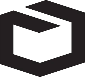 Abstract Black Box Design PNG Image