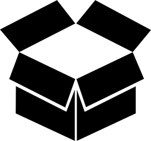 Abstract Black Box Design PNG Image