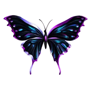 Abstract Black Butterfly Png 06252024 PNG Image