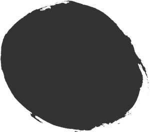 Abstract Black Circle Logo PNG Image