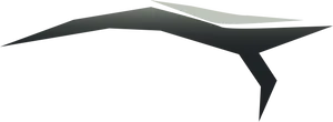 Abstract Black Crack Design PNG Image