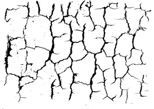 Abstract Black Cracks Texture PNG Image