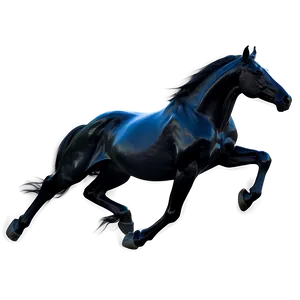 Abstract Black Horse Design Png 71 PNG Image