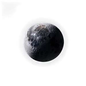 Abstract Black Moon Art Png Wrr PNG Image