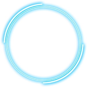 Abstract Blue Circle Design PNG Image