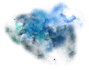 Abstract Blue Cloud Texture PNG Image