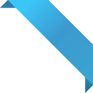 Abstract Blue Corners Design PNG Image