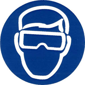 Abstract Blue Face Outline PNG Image