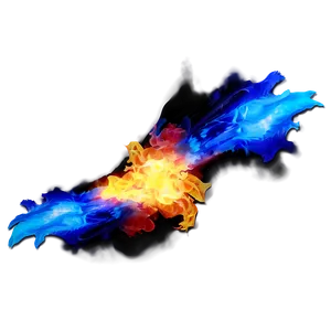 Abstract Blue Flames Png Ulv26 PNG Image