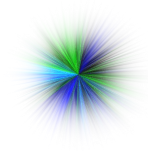 Abstract Blue Green Explosion PNG Image