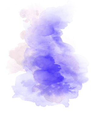 Abstract Blue Ink Explosion PNG Image