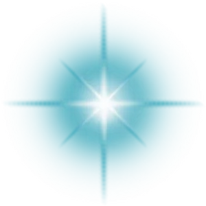 Abstract Blue Light Flare PNG Image