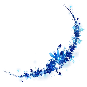 Abstract Blue Sparkle Design Png Tbv30 PNG Image