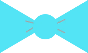 Abstract Bow Tie Graphic PNG Image