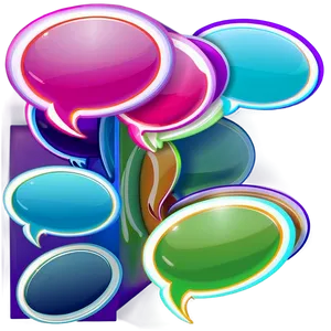 Abstract Bubble Chat Concept Png 44 PNG Image