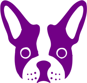 Abstract Bulldog Graphic PNG Image