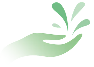 Abstract Caring Hand Illustration PNG Image