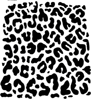 Abstract Cheetah Print Pattern PNG Image