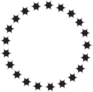 Abstract Circle Pattern Black Background PNG Image