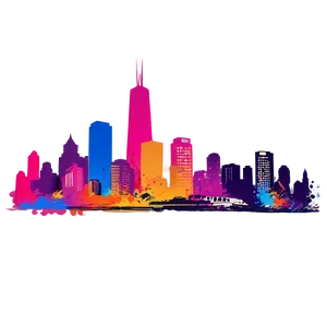 Abstract City Skyline Png 06202024 PNG Image