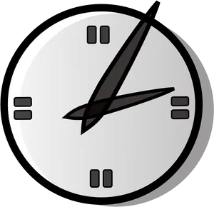 Abstract Clock Face Design PNG Image