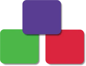 Abstract Color Blocks Design PNG Image