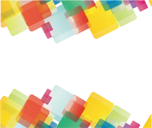 Abstract Colorful Rectangles Background PNG Image