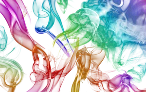 Abstract Colorful Smoke Art PNG Image