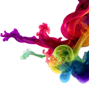 Abstract Colorful Smoke Png Baw PNG Image