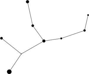 Abstract Constellation Diagram PNG Image