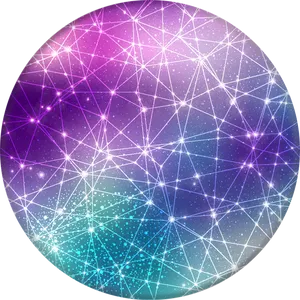 Abstract Constellation Network PNG Image