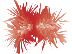 Abstract Coral Explosion PNG Image