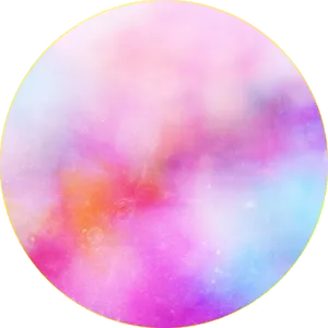 Abstract Cosmic Circle Background PNG Image