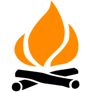Abstract Flame Icon PNG