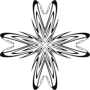 Abstract Floral Symmetry Artwork.png PNG Image