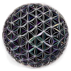 Abstract Flower Of Life Background Png Xhj64 PNG Image