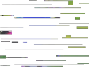 Abstract Glitch Art Background PNG Image