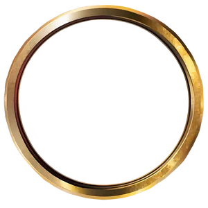 Abstract Gold Circle Frame Png Abl PNG Image