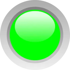 Abstract Green Circle Design PNG Image