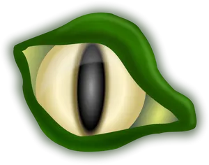 Abstract Green Eye Clipart PNG Image