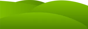 Abstract Green Hills Vector PNG Image