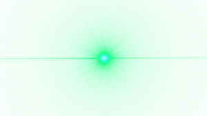 Abstract Green Light Burst PNG Image